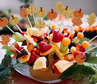 Fall Cocktail Picks - 100 Count, Assorted