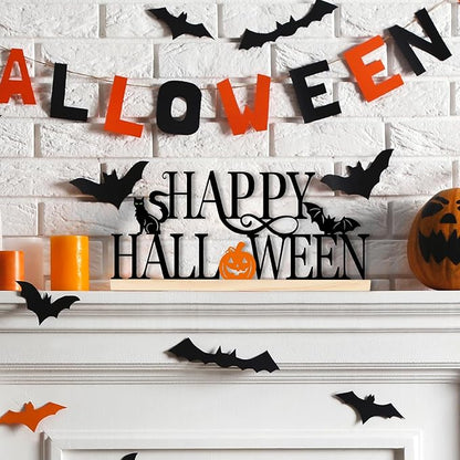 Metal Happy Halloween Sign