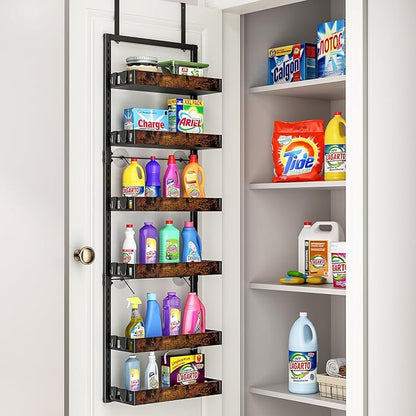 Over the Door Pantry Organizer -  6 Tiers