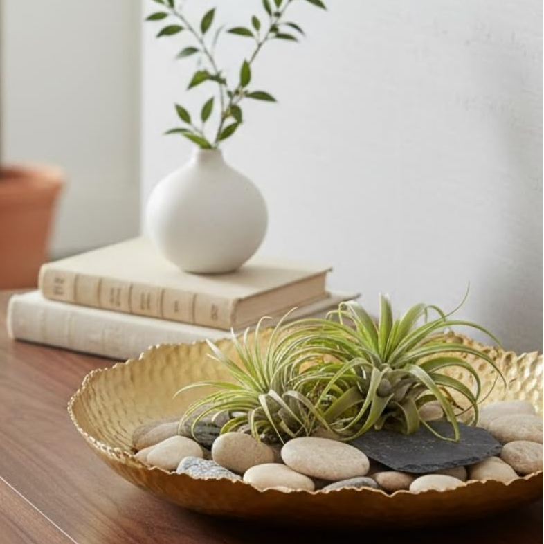 Gold Hammered Decorative Bowl