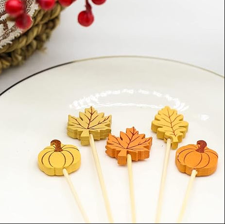 Fall Cocktail Picks - 100 Count, Assorted