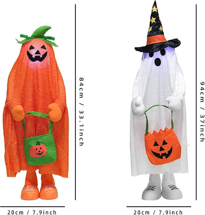 37" Light up Halloween Trick or Treater - Indoor/Outdoor