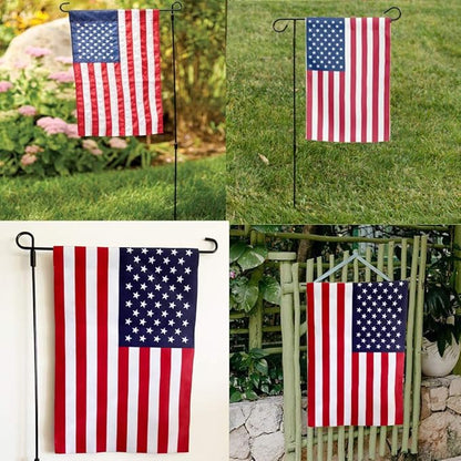 American Flag Garden Decor - 12 x 18