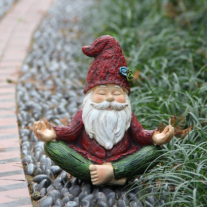 Garden Yoga Gnome Statue