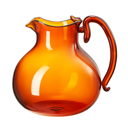 Handmade Artisan Venetian Pitcher 750ml - Amber