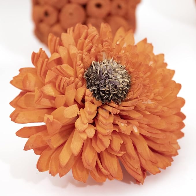 Fall Vase Filler - Mini Pumpkins/Orbs in Orange