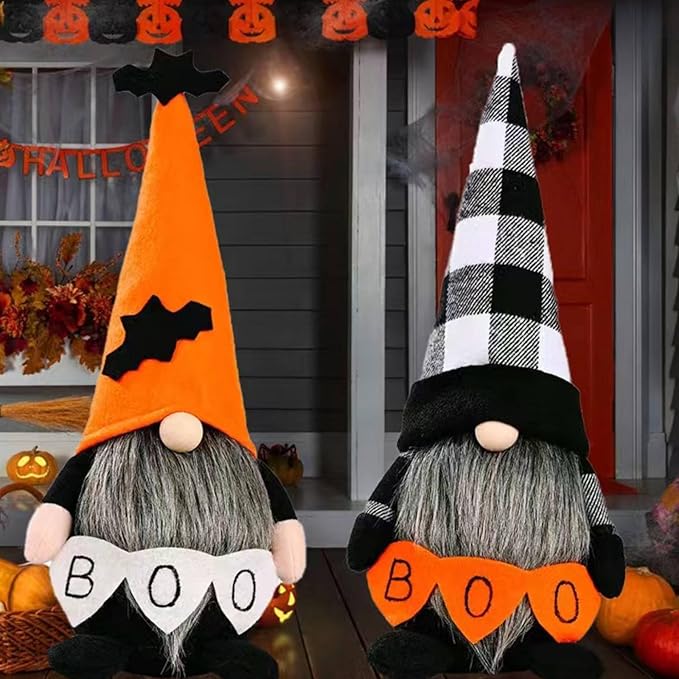 Halloween Gnomes Plush Decor
