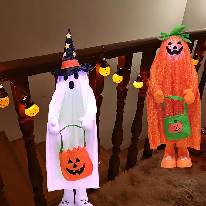 37" Light up Halloween Trick or Treater - Indoor/Outdoor