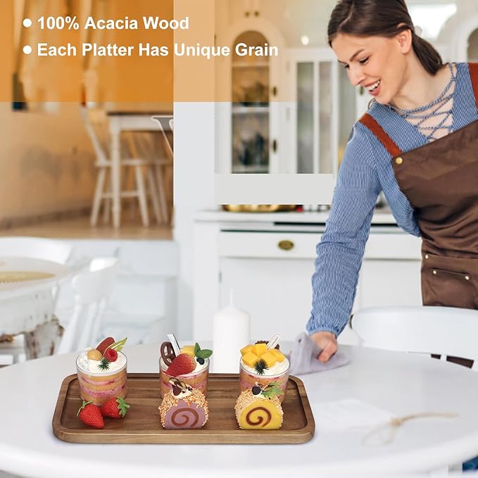 Acacia Wood Long Serving Board