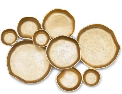 Cluster Decorative Bowls - Bright Gold/Brass