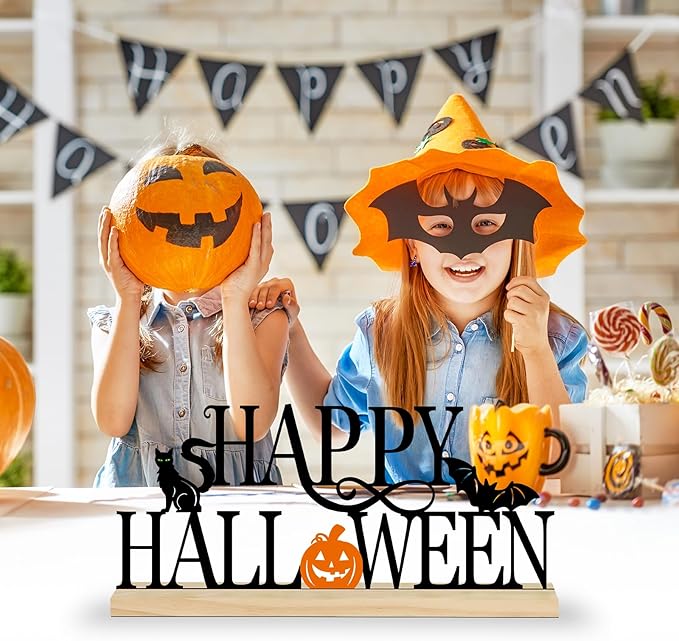 Metal Happy Halloween Sign