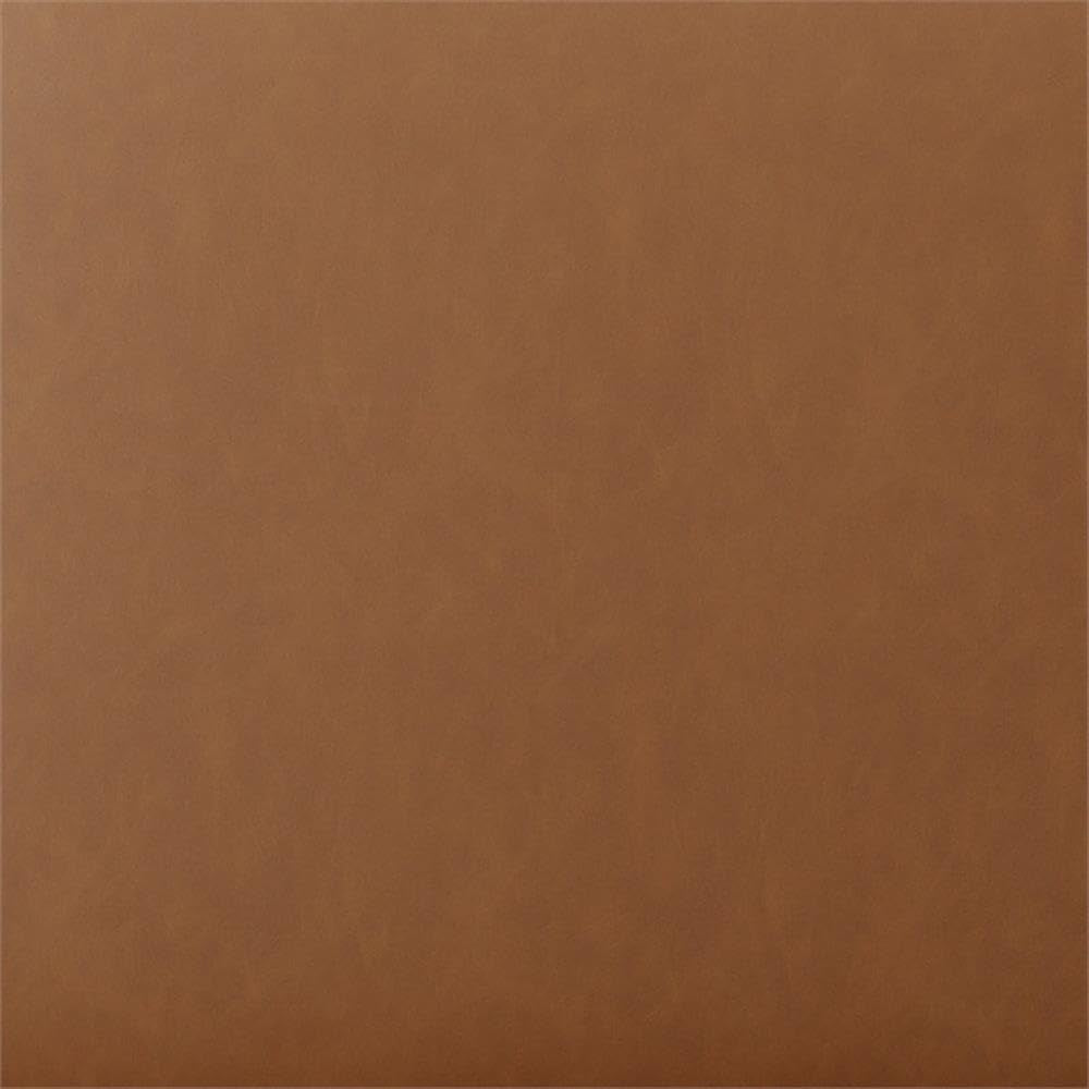 Eighteen Inch Caramel Brown Square Ottoman Footstool