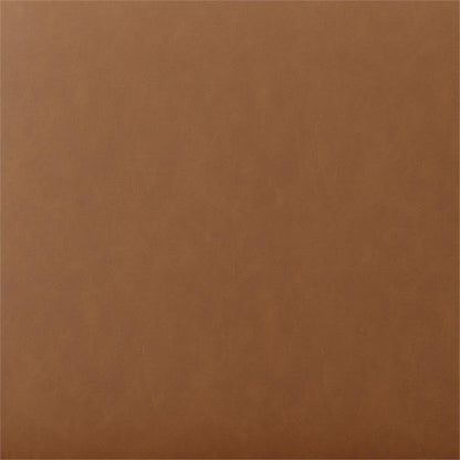 Eighteen Inch Caramel Brown Square Ottoman Footstool