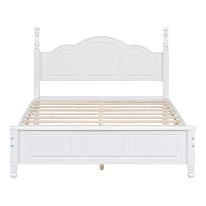 Full Size Farmhouse Bed Frame in White