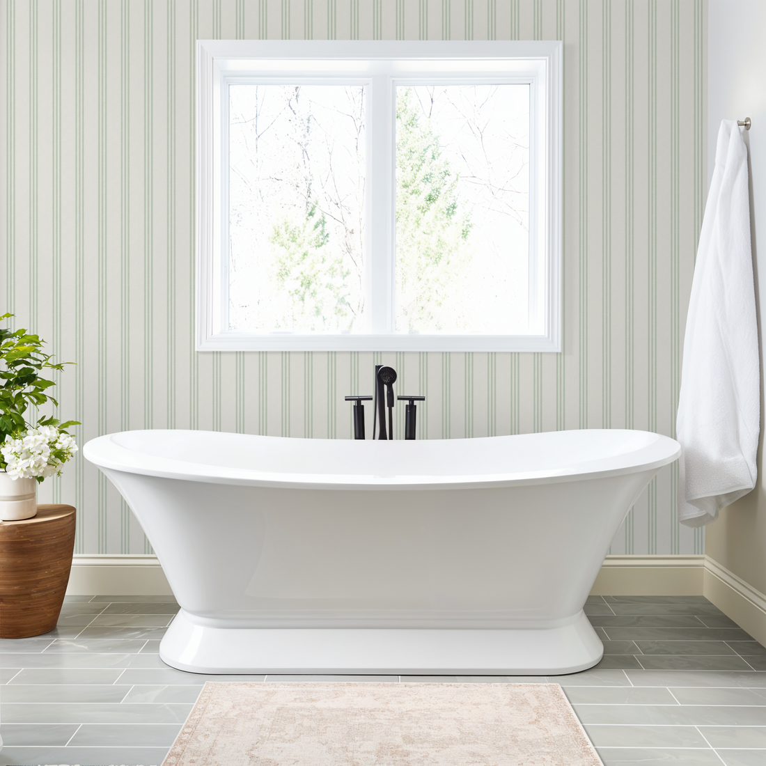 The Andrew Small (Light Green) Wallpaper