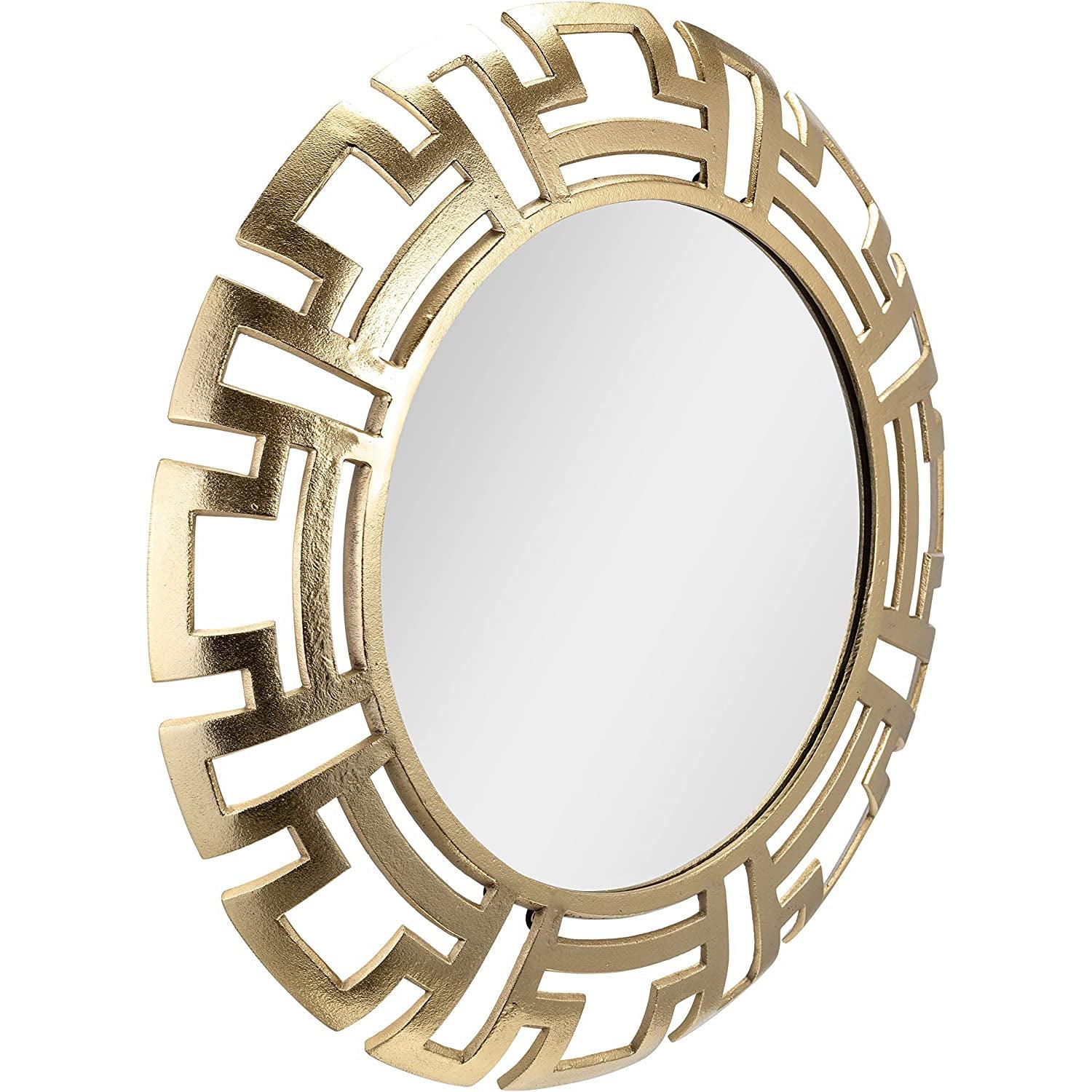 Gold Tribal Pattern Wall Mirror