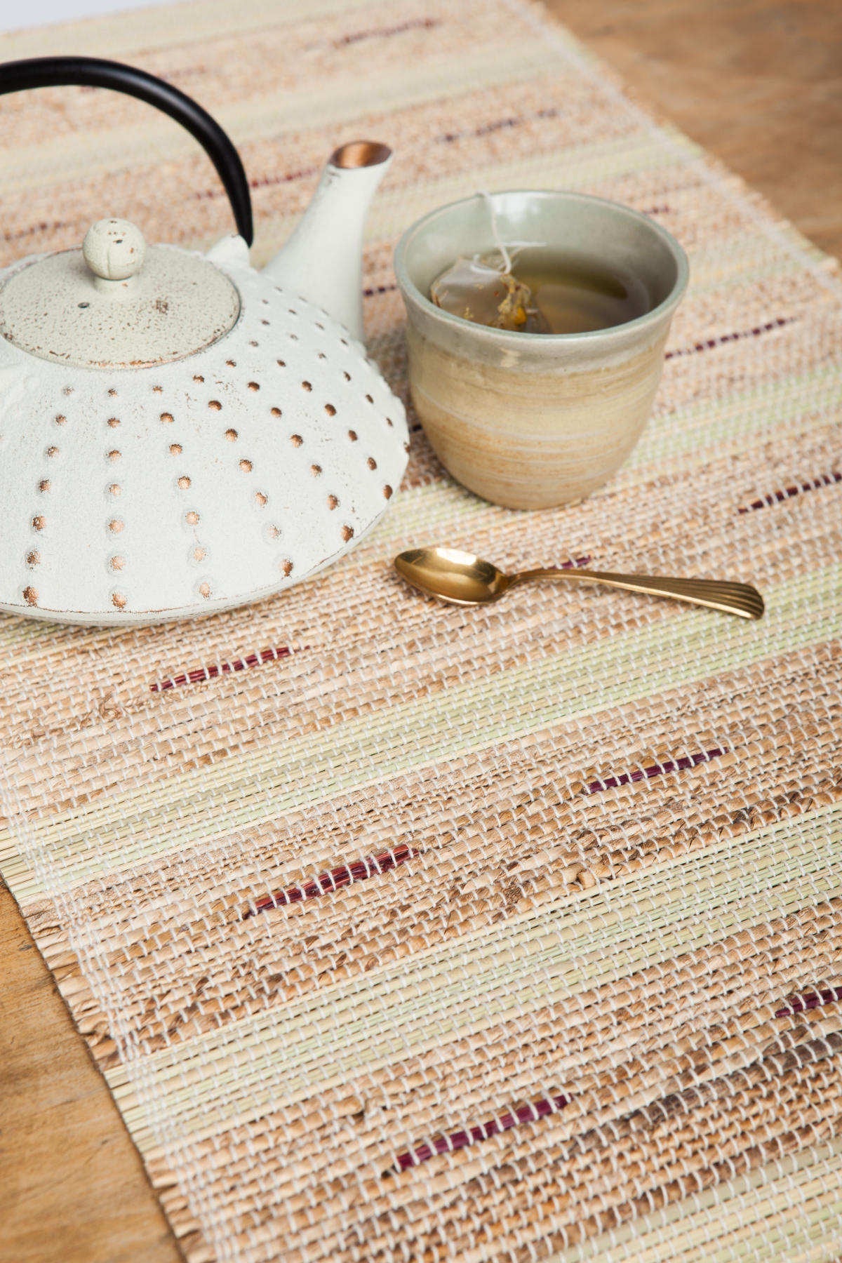 Handwoven Banana Fiber Table Runner - 4 Styles
