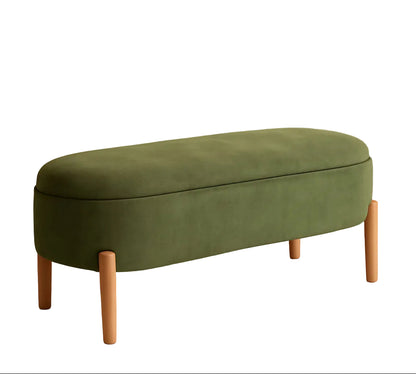 Green Storage Bench