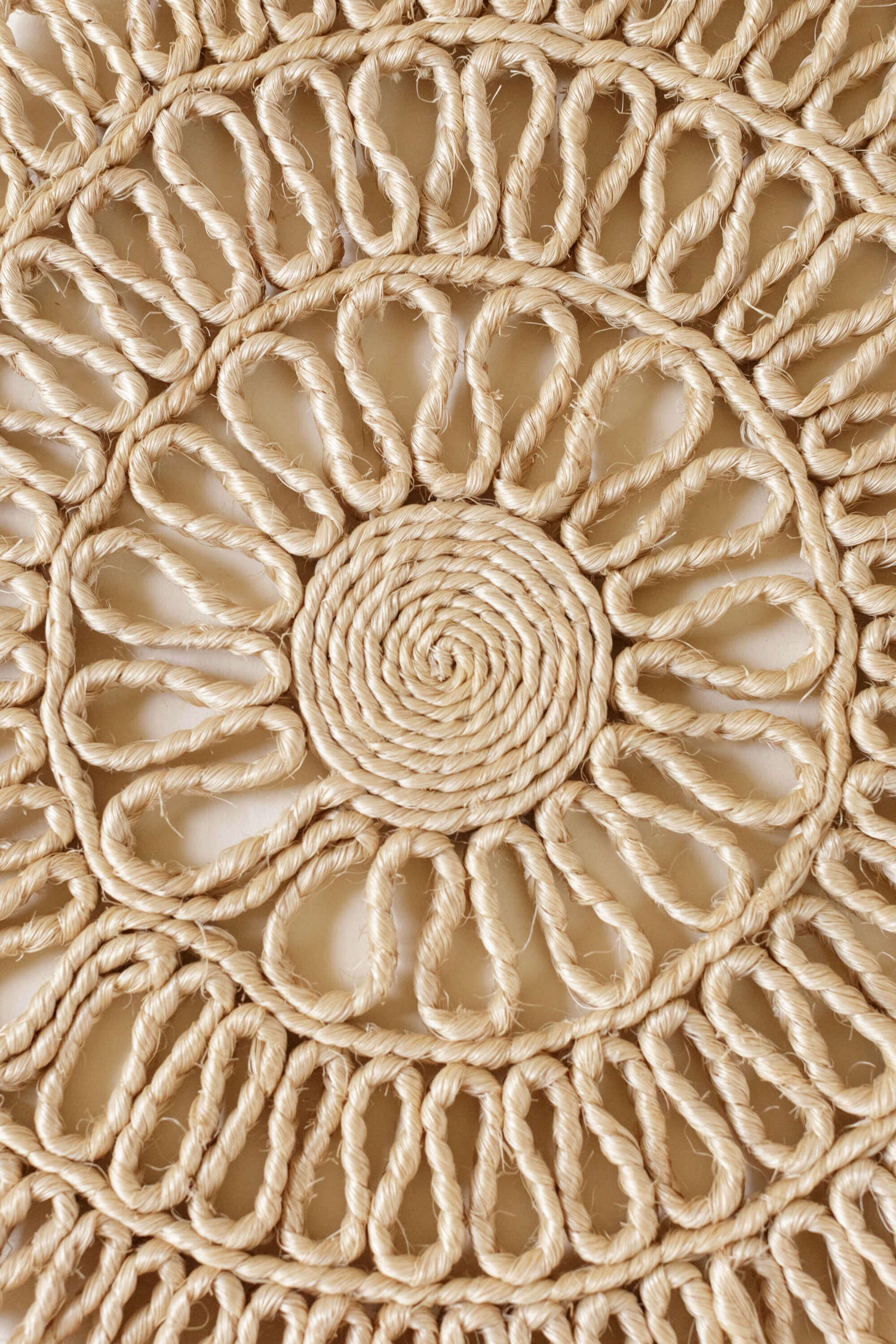 Lattice Placemat - White Sisal