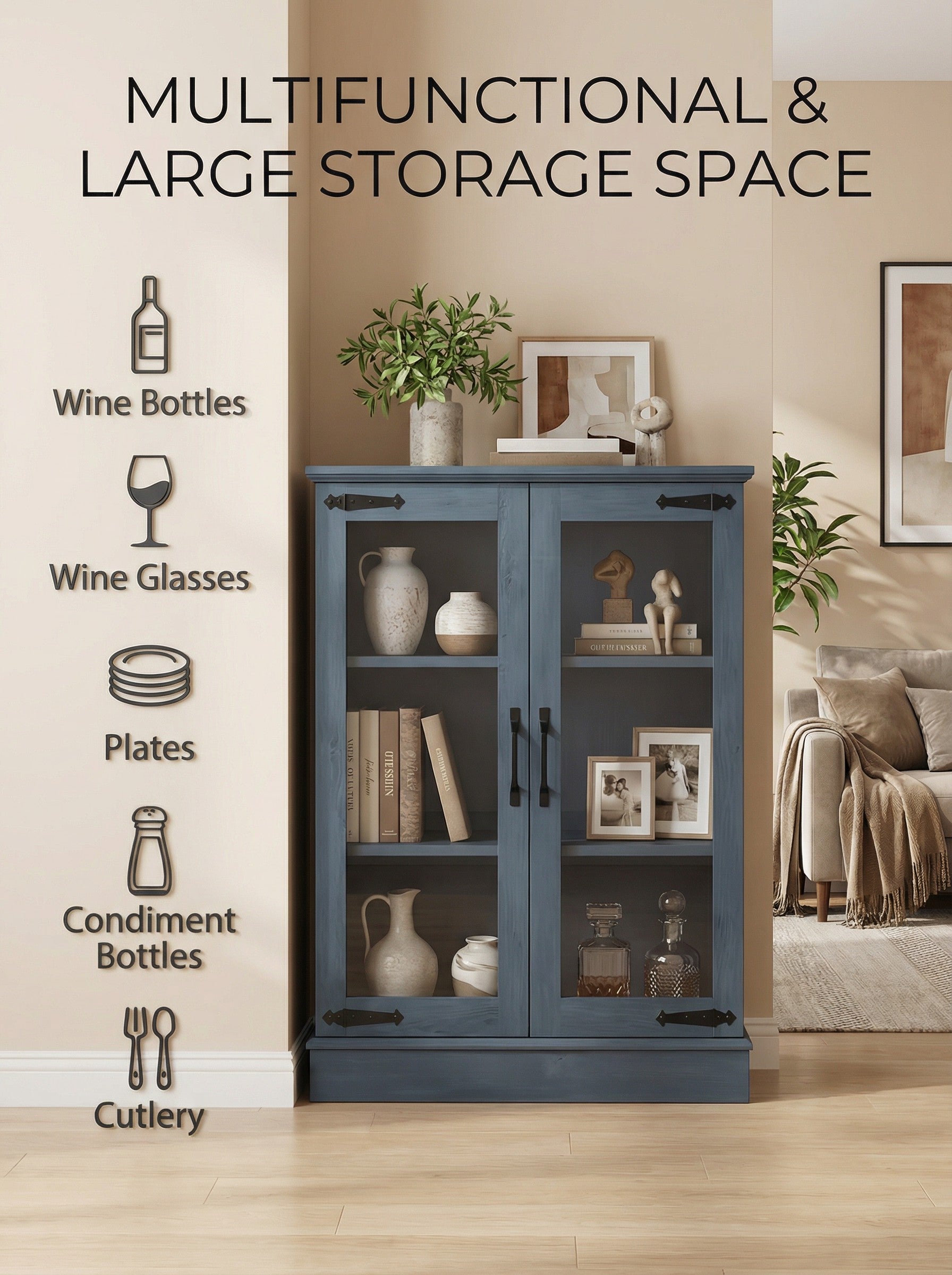 Compact Storage Cabinet – 6 Styles
