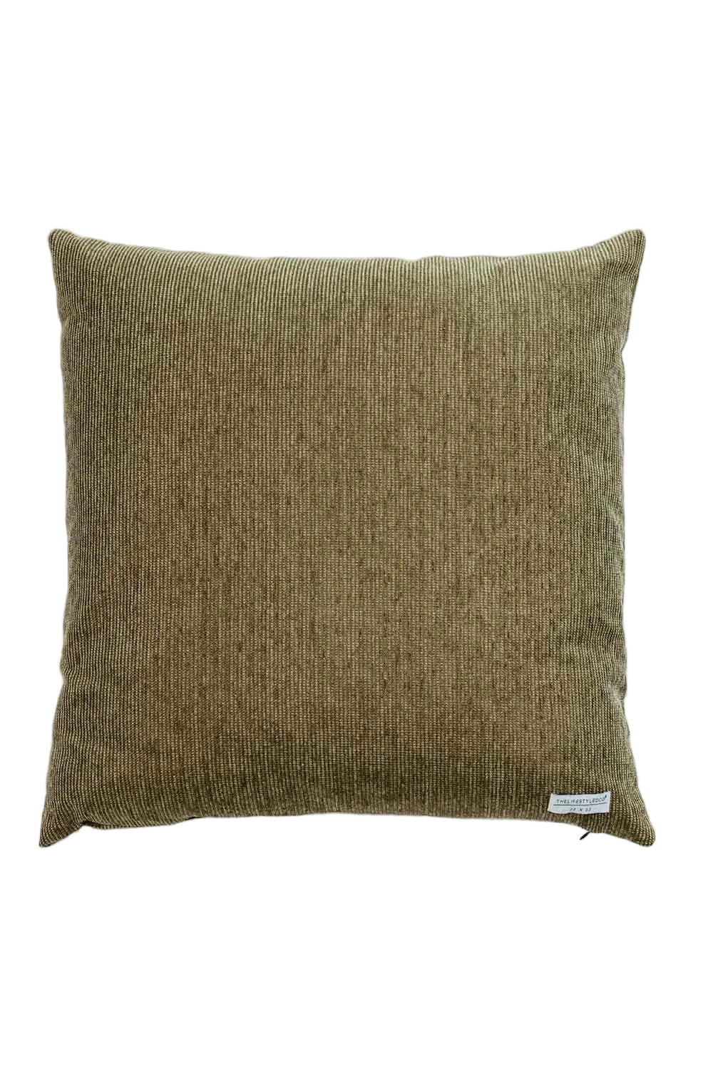 Warner Chenille Pillow - Olive - 2 Sizes