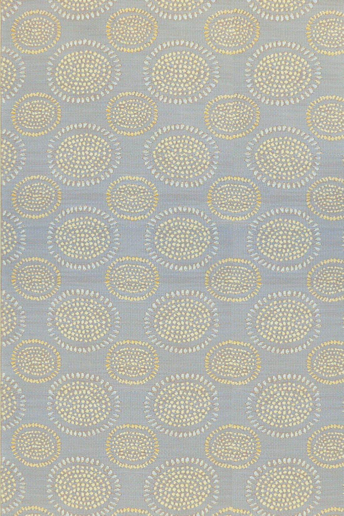 Molly Grey &amp; Yellow Outdoor Mat