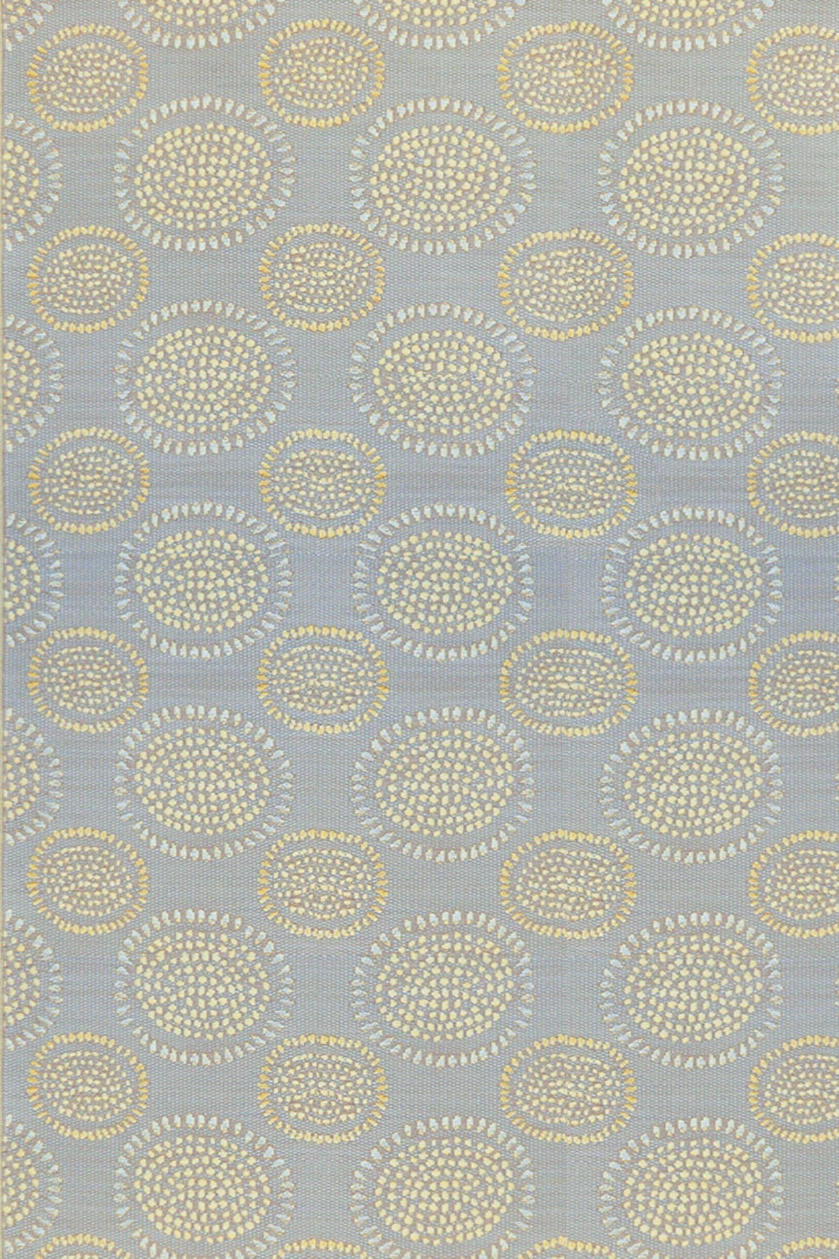 Molly Grey &amp; Yellow Outdoor Mat