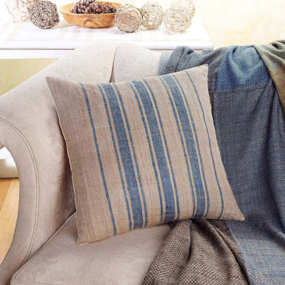 Handwoven Ahimsa Silk Pillow with Insert - 4 Colors
