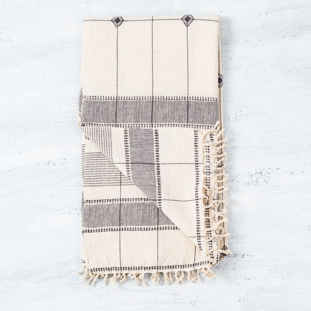Handwoven Organic Cotton Bedspread - King Size