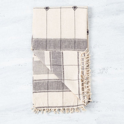 Handwoven Organic Cotton Bedspread - King Size