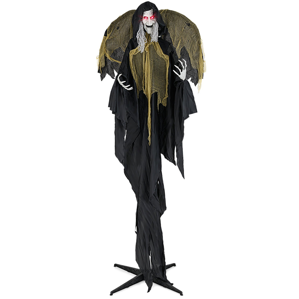 8.2 ft Animatronic Witch with Lighted Eyes