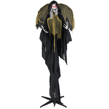 8.2 ft Animatronic Witch with Lighted Eyes