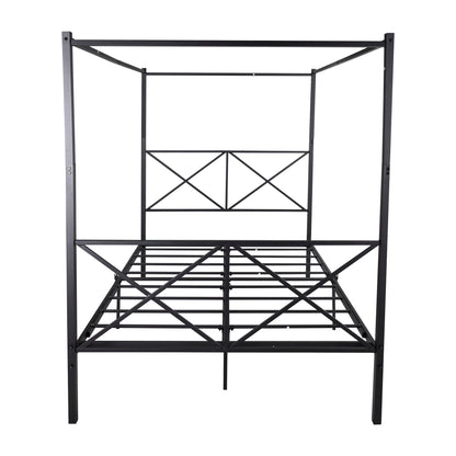 Metal Canope Bed Frame - Queen