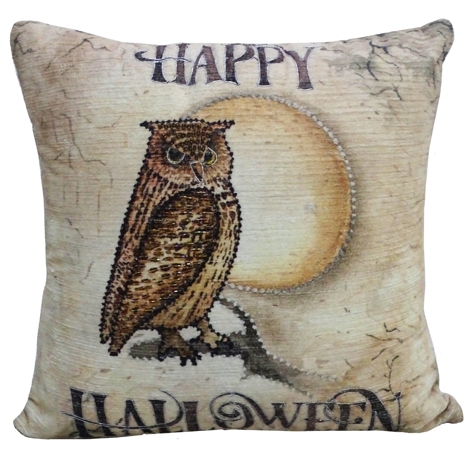 Owl Moon Throw Pillow - 20" x 20"