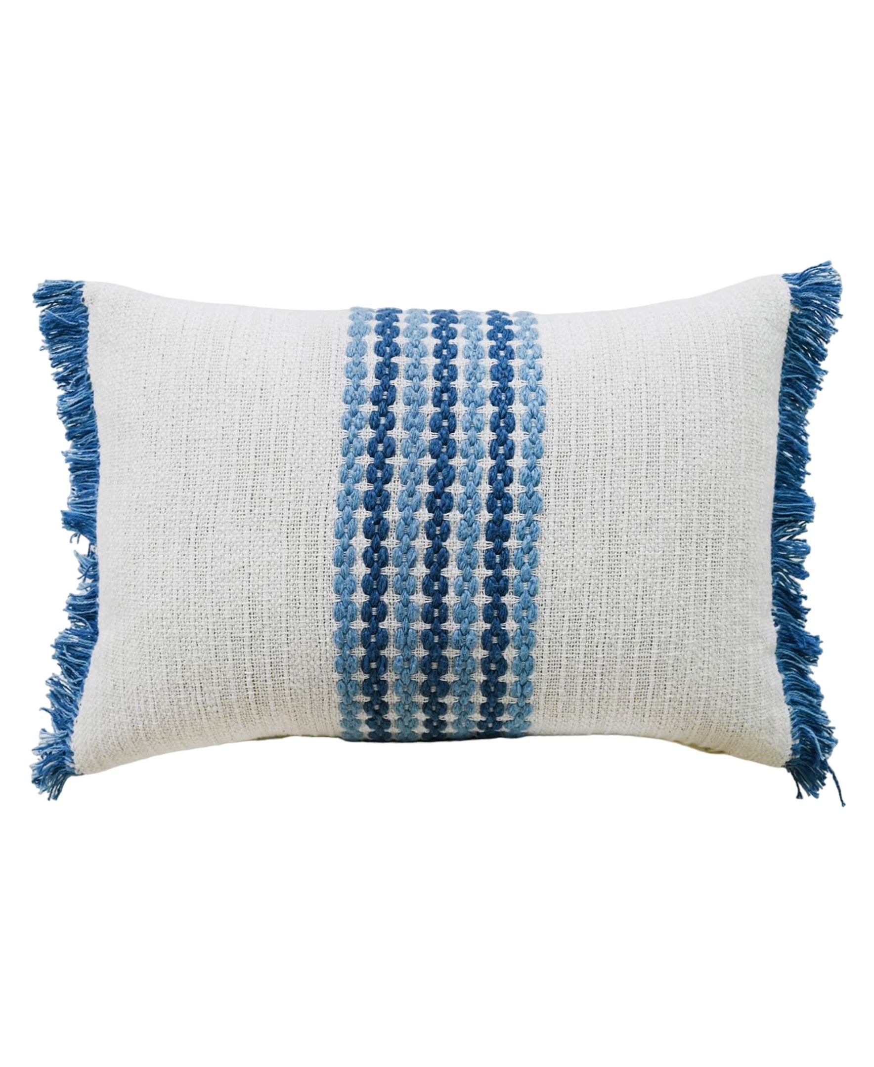 Rowan Handloom-Woven Pillow - 14 X 20