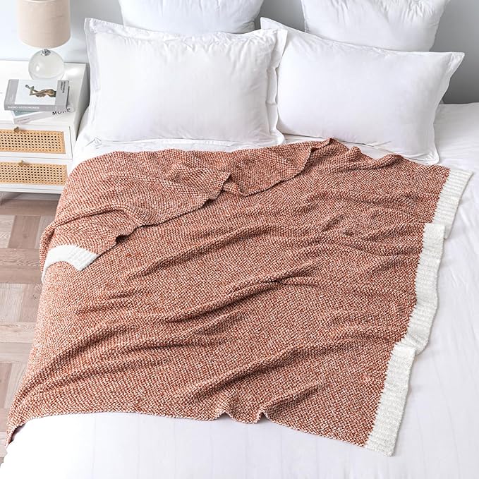 Fall Rust Super Soft Throw Blanket - 60 x 80 inch