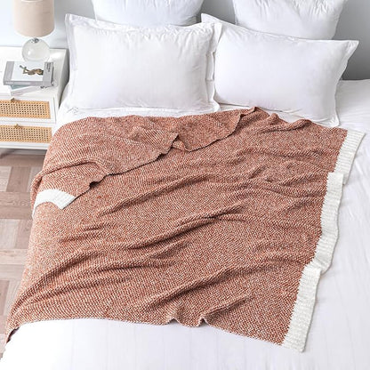 Fall Rust Super Soft Throw Blanket - 60 x 80 inch