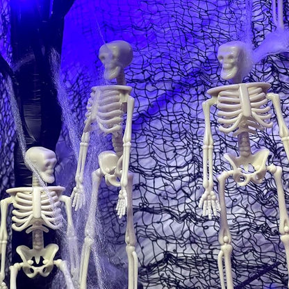 Set of 16 Mini Skeleton Figurines