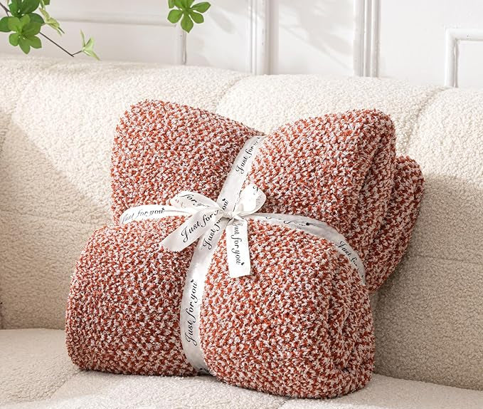 Fall Rust Super Soft Throw Blanket - 60 x 80 inch