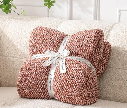 Fall Rust Super Soft Throw Blanket - 60 x 80 inch