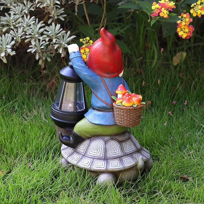 Gnome Garden Sculpture - Turtle