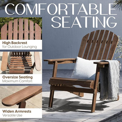 IDZO Outdoor Adirondack Chair - Set of 2