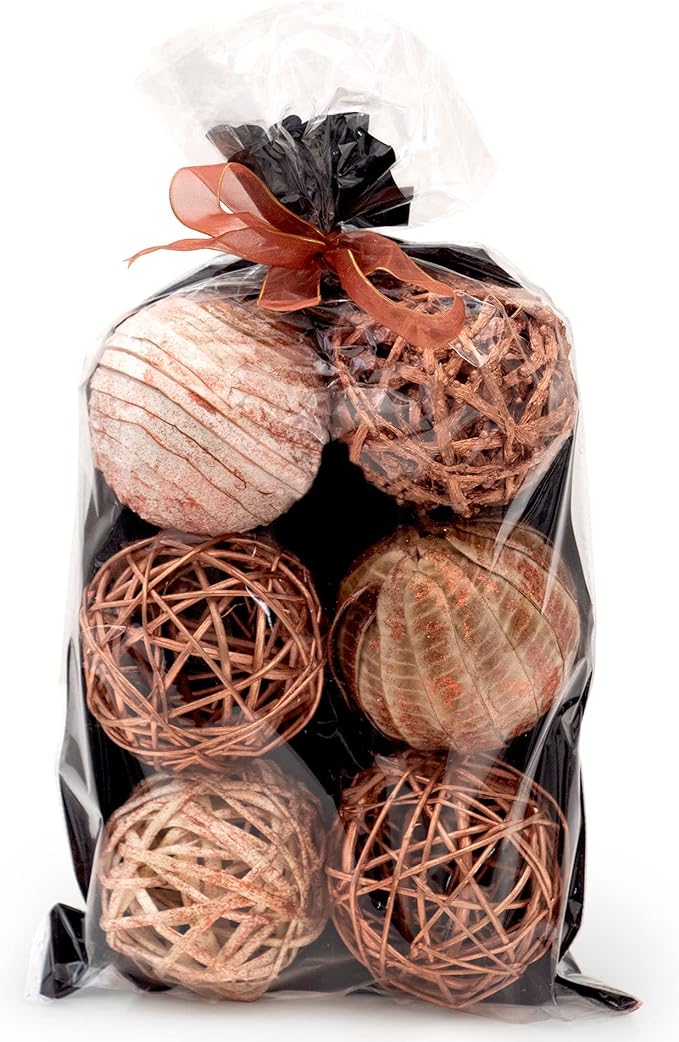 Decorative Vase Filler/Orbs - Rustic Copper