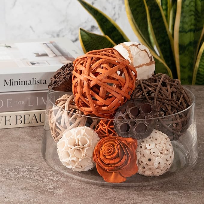 Decorative Vase Filler - Sunset Orange
