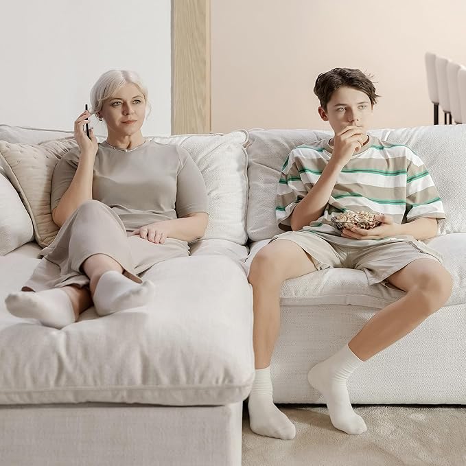 CHITA Down Filled Modular Sectional in Cream
