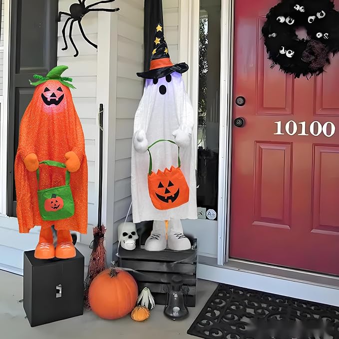 37" Light up Halloween Trick or Treater - Indoor/Outdoor