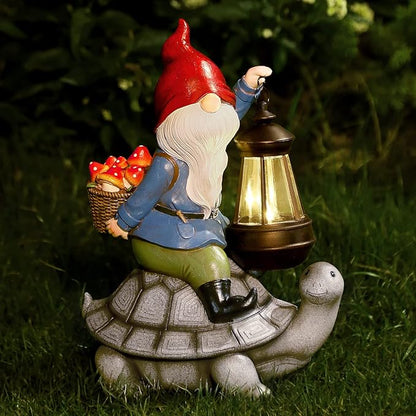 Gnome Garden Sculpture - Turtle
