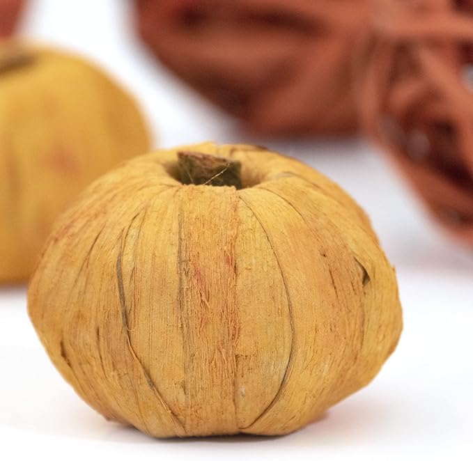 Fall Vase Filler - Mini Pumpkins/Orbs in Orange