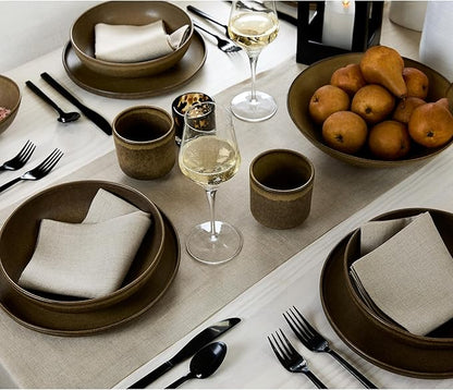 100% Pure Linen Dining Table Runner 14 x 72 Inch