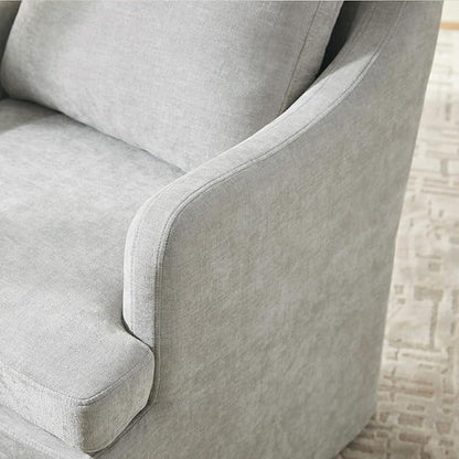 Linen Upholstered Dining Chair - Light Gray